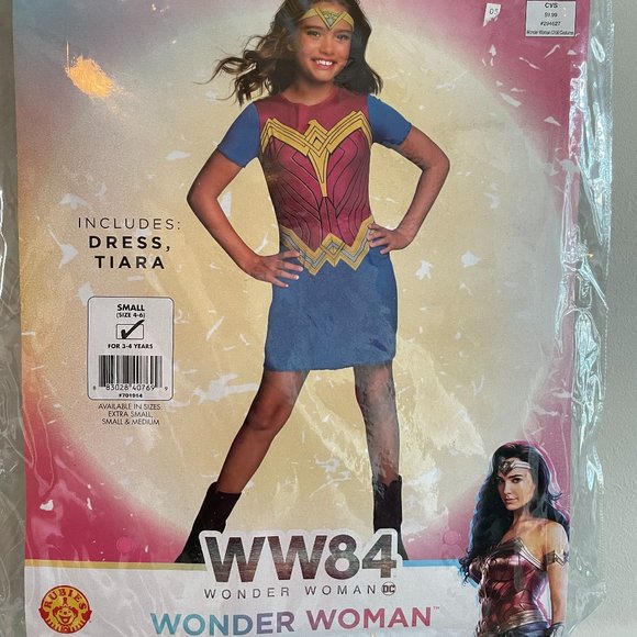Wonder Woman Girls Costume - Picture 1 of 3